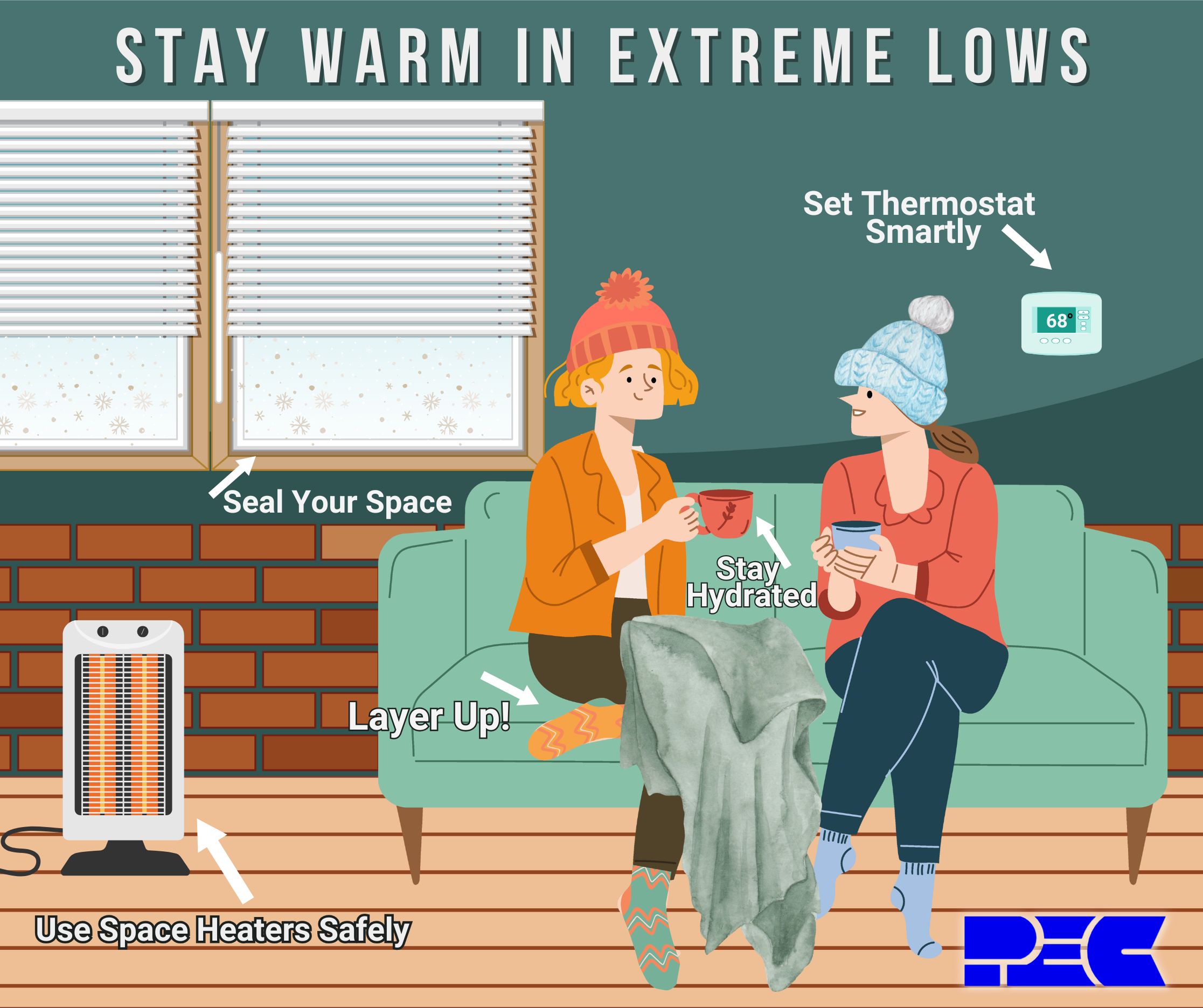 STAY WARM IN EXTREME LOWS